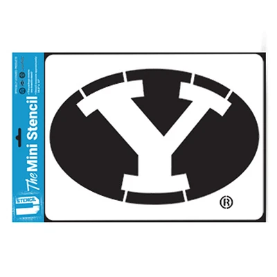 Brigham Young Cougars 11" x 14.5" Team Mini Stencil Kit