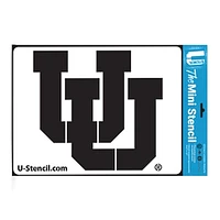 Utah Utes 11" x 14.5" Team Mini Stencil Kit