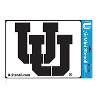 Utah Utes 11" x 14.5" Team Mini Stencil Kit