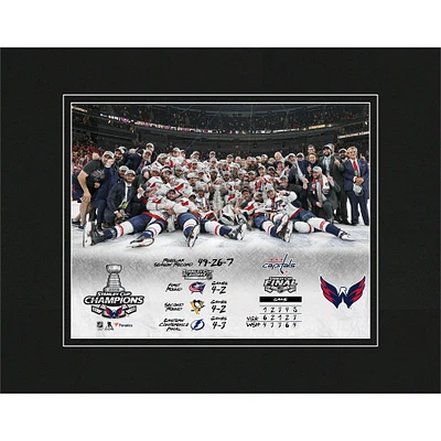 Washington Capitals 2018 Stanley Cup Champions 8" x 10" Matted Photo
