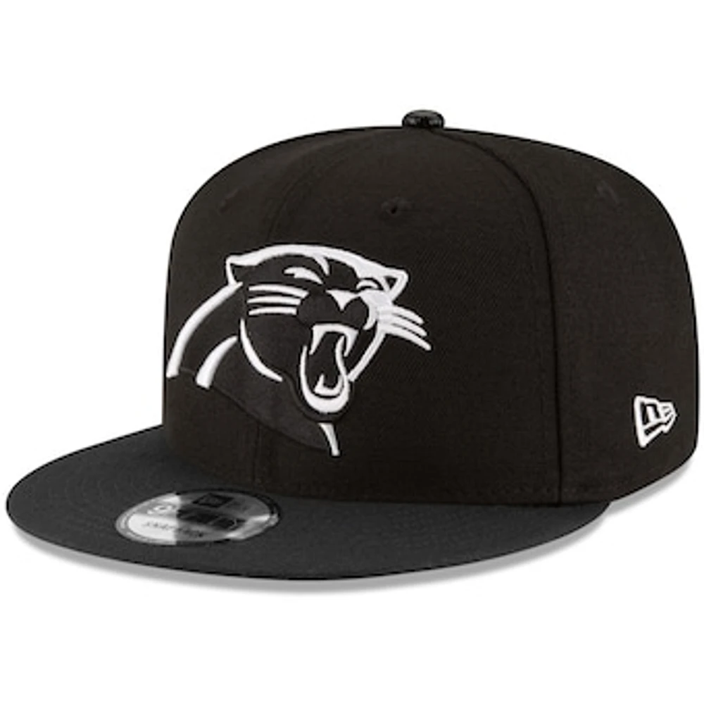 Men's New Era Black Carolina Panthers B-Dub 9FIFTY Adjustable Hat