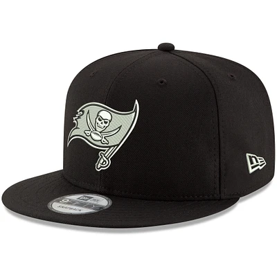 Men's New Era Black Tampa Bay Buccaneers B-Dub 9FIFTY Adjustable Hat