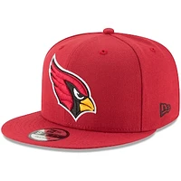 Men's New Era Cardinal Arizona Cardinals Basic 9FIFTY Adjustable Snapback Hat