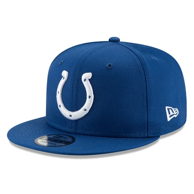 Men's New Era Royal Indianapolis Colts Basic 9FIFTY Adjustable Snapback Hat