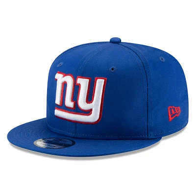 Men's New Era Royal New York Giants Basic 9FIFTY Adjustable Snapback Hat