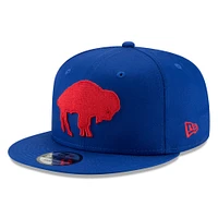 Men's New Era Royal Buffalo Bills Throwback 9FIFTY Adjustable Snapback Hat