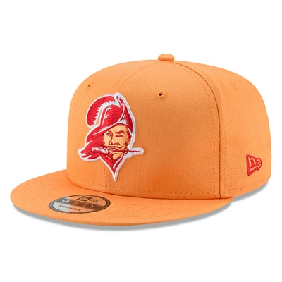 Men's New Era Orange Tampa Bay Buccaneers Throwback 9FIFTY Adjustable Snapback Hat