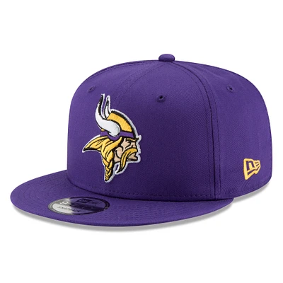 Men's New Era Minnesota Vikings Basic 9FIFTY Adjustable Snapback Hat