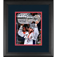 Tom Wilson Washington Capitals 2018 Stanley Cup Champions Framed Autographed 8" x 10" Raising Cup Photograph