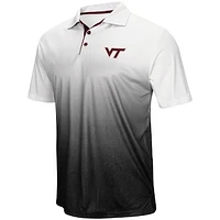 Men's Colosseum Gray Virginia Tech Hokies Magic Team Logo Polo