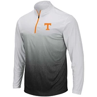 Men's Colosseum Gray Tennessee Volunteers Magic Team Logo Quarter-Zip Jacket