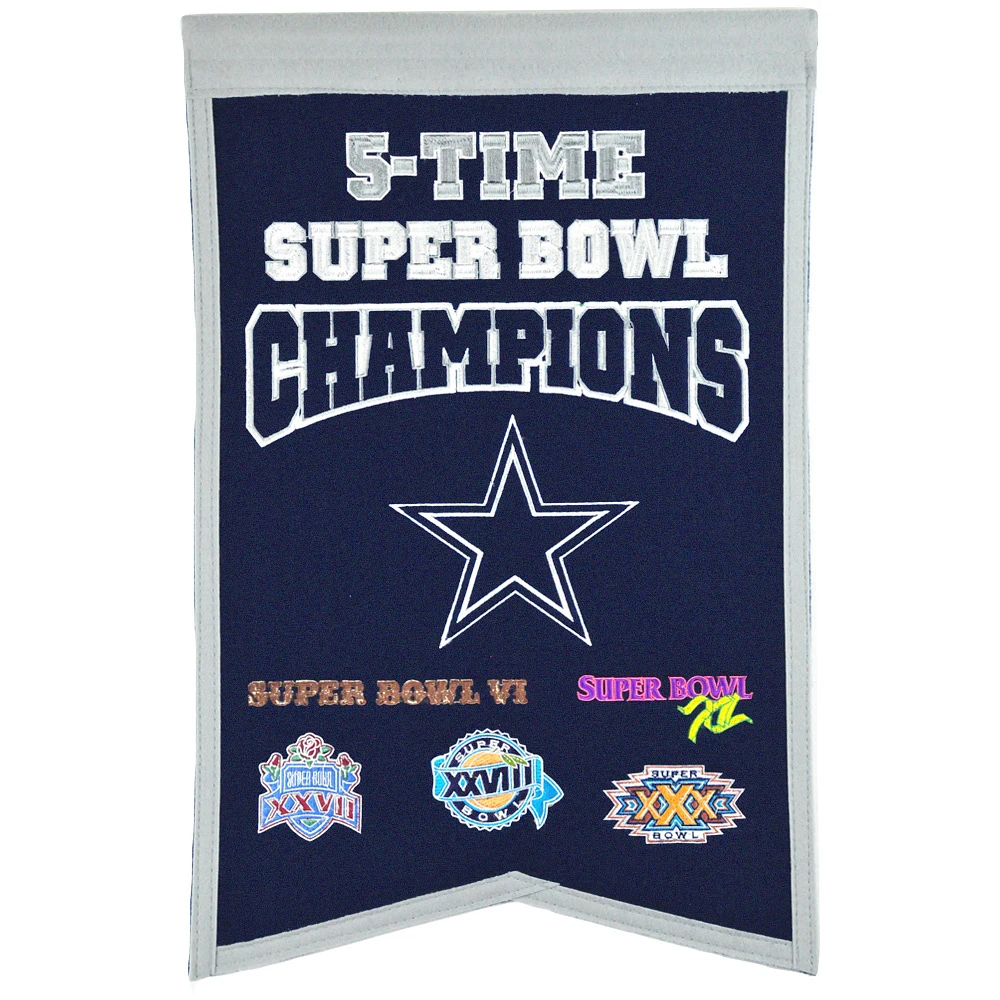 Dallas Cowboys 14" x 22" Champs Banner