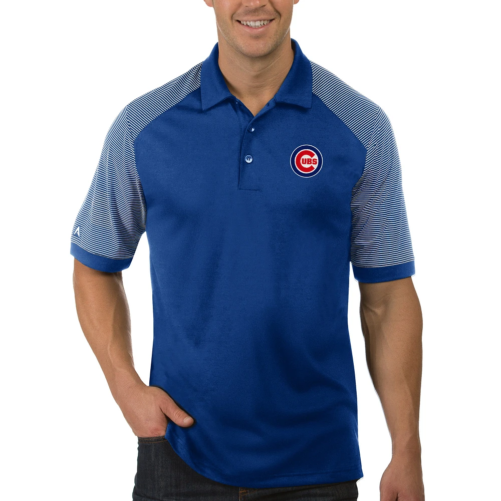 Men's Antigua Royal/White Chicago Cubs Engage Polo