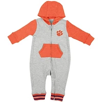 Infant Colosseum Heathered Gray Clemson Tigers Axel Hooded Jumper