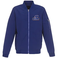 Men's JH Design Royal Chase Elliott Lightweight Nylon Bomber Jacket