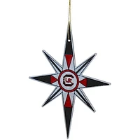 South Carolina Gamecocks Stained Glass Snowflake Ornament