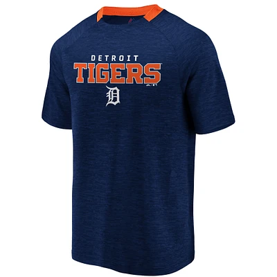 Men's Majestic Navy/Orange Detroit Tigers Back To Business Cool Base T-Shirt