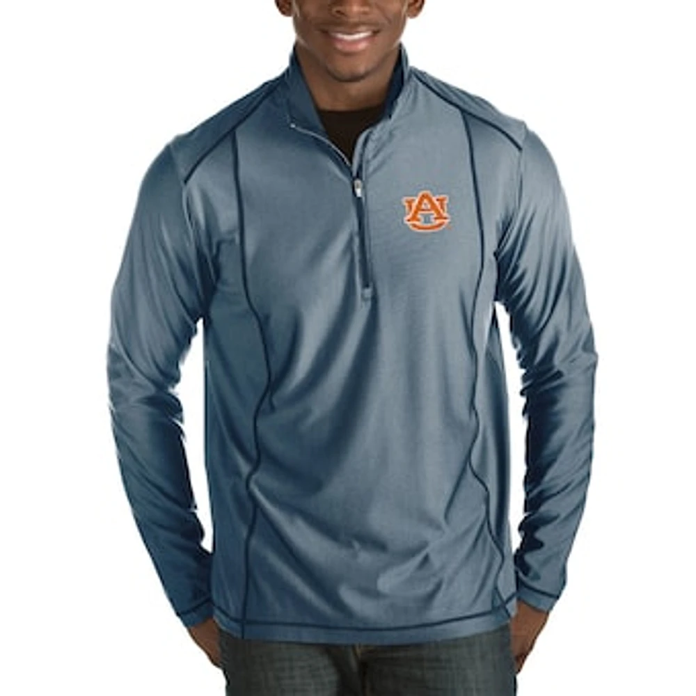 Men's Antigua Navy Auburn Tigers Tempo Half-Zip Pullover Big & Tall Jacket