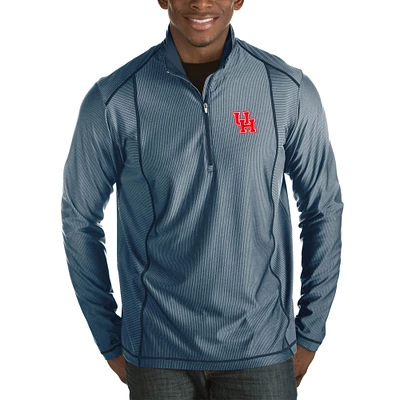 Men's Antigua Navy Houston Cougars Tempo Half-Zip Pullover Big & Tall Jacket