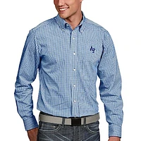 Men's Antigua Royal Air Force Falcons Associate Big & Tall Woven Button-Down Long Sleeve Shirt