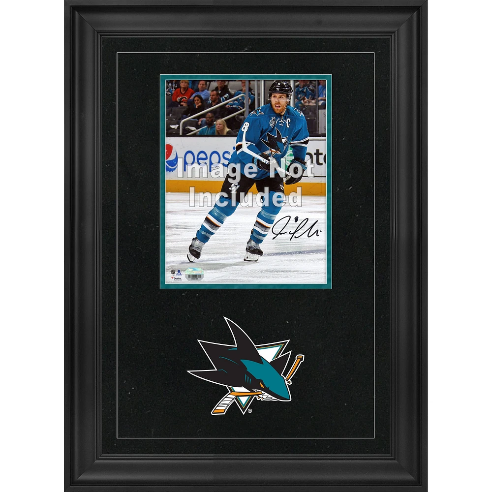 San Jose Sharks 8'' x 10'' Deluxe Vertical Photograph Frame with Team Logo