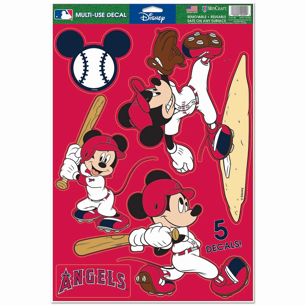 WinCraft Los Angeles Angels 11" x 17" Multi-Use Disney Decals