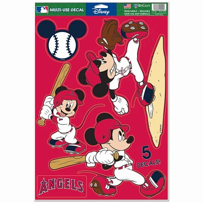 WinCraft Los Angeles Angels 11" x 17" Multi-Use Disney Decals