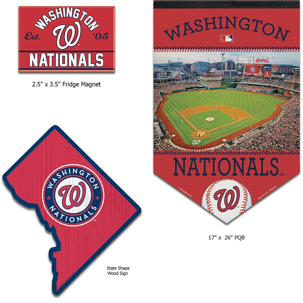 WinCraft Washington Nationals Home Goods Gift Set