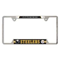 WinCraft Pittsburgh Steelers Team Logo Metal License Plate Frame