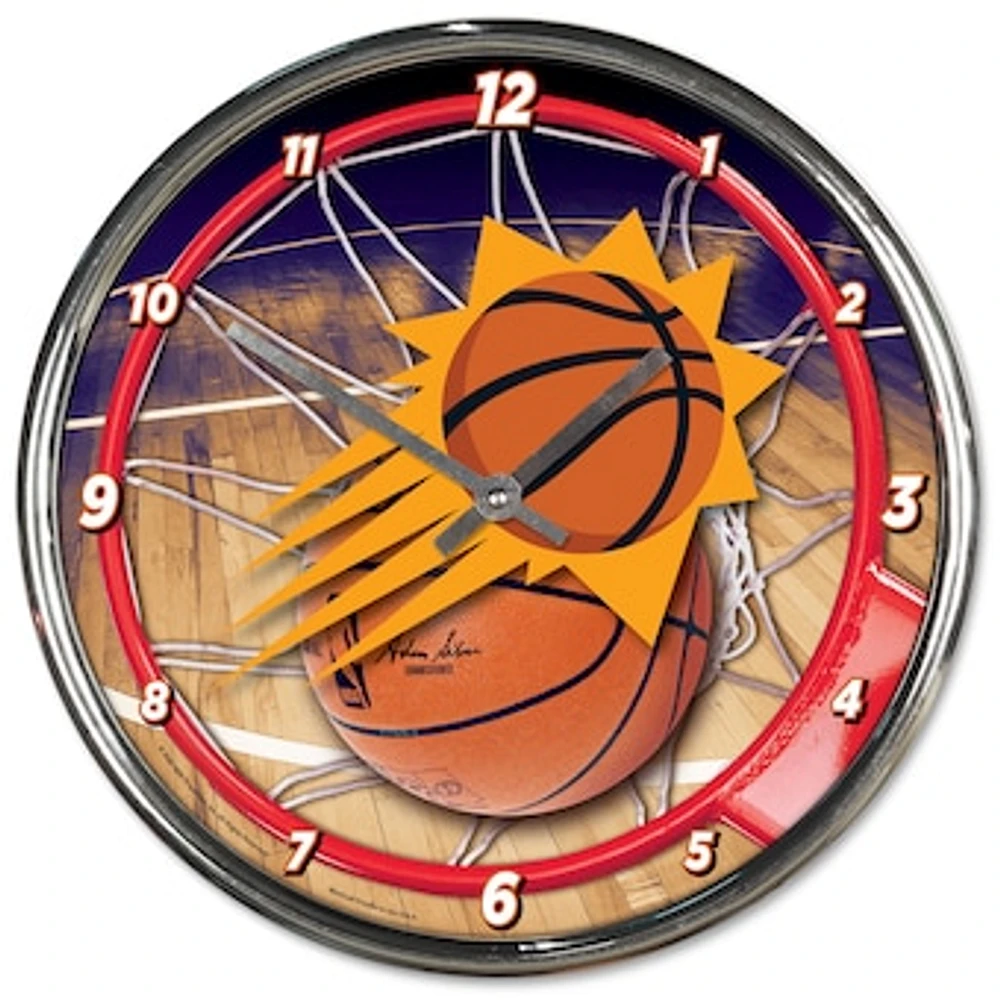 WinCraft Phoenix Suns Chrome Wall Clock