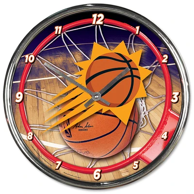 WinCraft Phoenix Suns Chrome Wall Clock