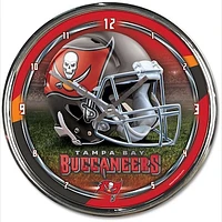 WinCraft Tampa Bay Buccaneers Chrome Wall Clock