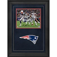 New England Patriots 8'' x 10'' Deluxe Horizontal Photograph Frame with Team Logo