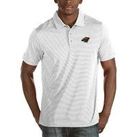 Men's Antigua White Minnesota Wild Quest Desert Dry Big & Tall Polo