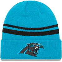 Men's New Era Blue Carolina Panthers Primary Logo - Cuffed Knit Hat