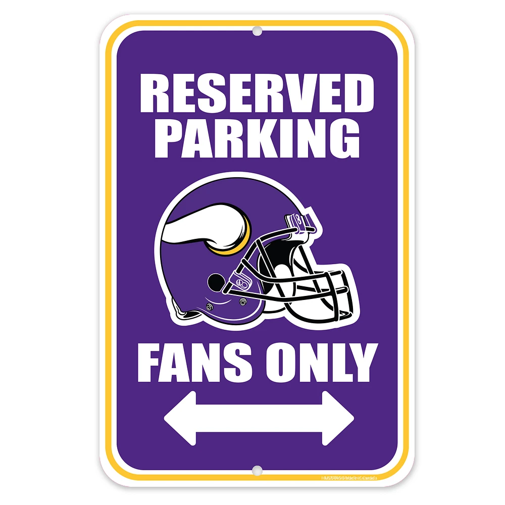 Minnesota Vikings 10" x 15" Parking - Sign