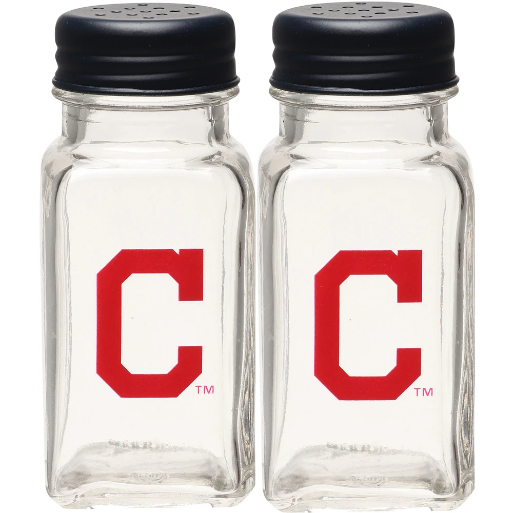 Cleveland Indians Glass Salt & Pepper Shakers