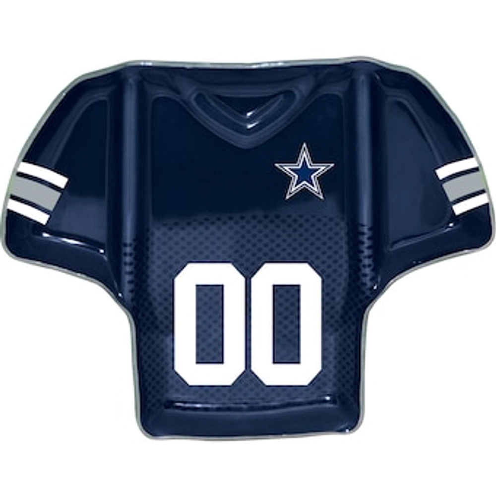 Dallas Cowboys Glass Jersey Chip And Dip