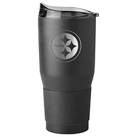 Pittsburgh Steelers 30oz. Black Powder Coat Ultra Travel Mug