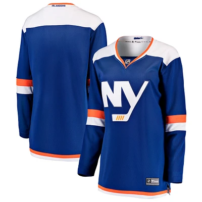 Women's Fanatics Blue New York Islanders Alternate Breakaway Blank Jersey