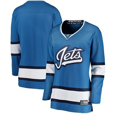 Women's Fanatics Blue Winnipeg Jets Alternate Breakaway Jersey