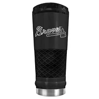 Black Atlanta Braves Stealth Matte 24oz Tumbler