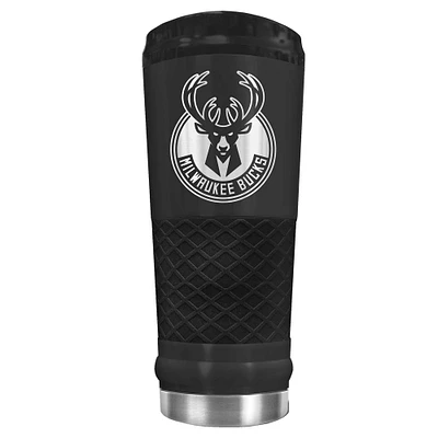 Black Milwaukee Bucks Stealth Matte 24oz Tumbler