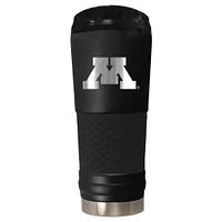 Black Minnesota Golden Gophers Stealth Matte 24oz Tumbler