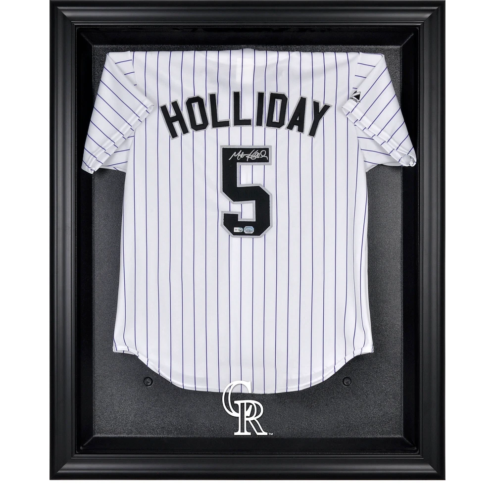 Colorado Rockies (2017 - Present) Black Framed Logo Jersey Display Case