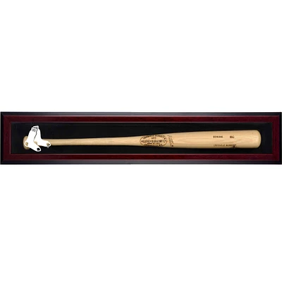 Boston Red Sox (2009-Present) Logo Mahogany Framed Wall-Mounted Single Bat Display Case