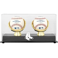 Boston Red Sox (2009 - Present) Gold Glove Double Baseball Logo Display Case