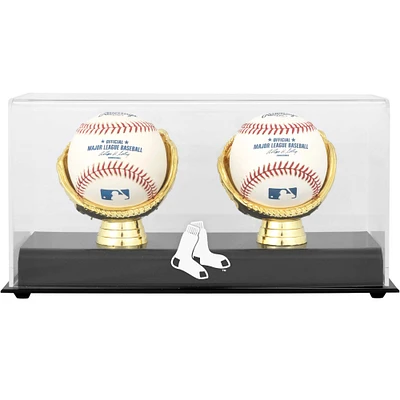 Boston Red Sox (2009 - Present) Gold Glove Double Baseball Logo Display Case