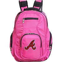 MOJO Pink Atlanta Braves Backpack Laptop