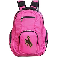 MOJO Pink Wyoming Cowboys Backpack Laptop